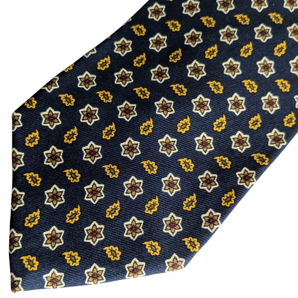 J. Crew Leaf Print Silk Tie